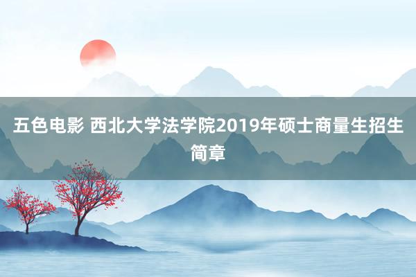 五色电影 西北大学法学院2019年硕士商量生招生简章